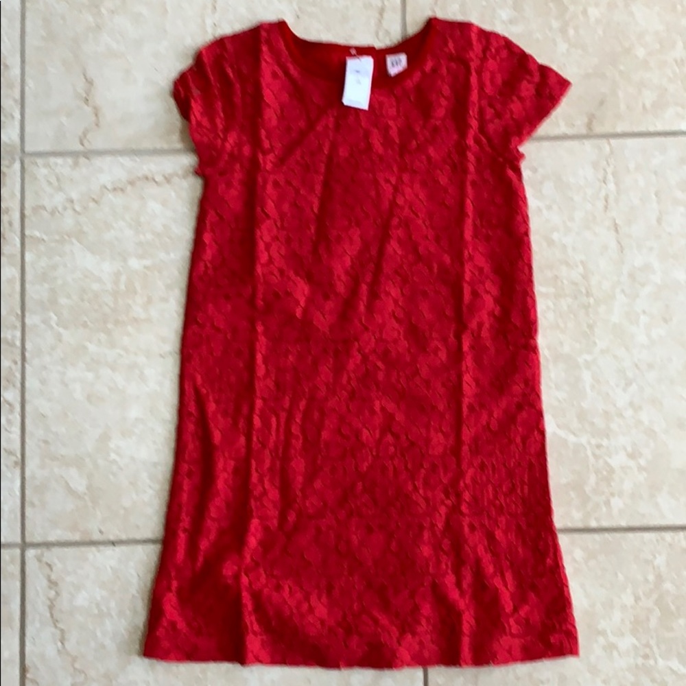 NWT Gap Kids Red Lace Dress size 10 (sold out)